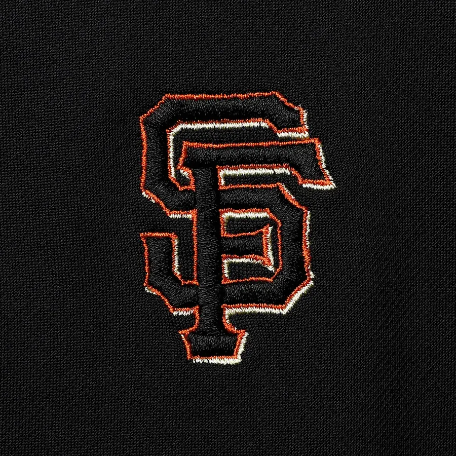 '47 San Francisco Giants  Relay Fleece Pullover Sweatshirt - Black