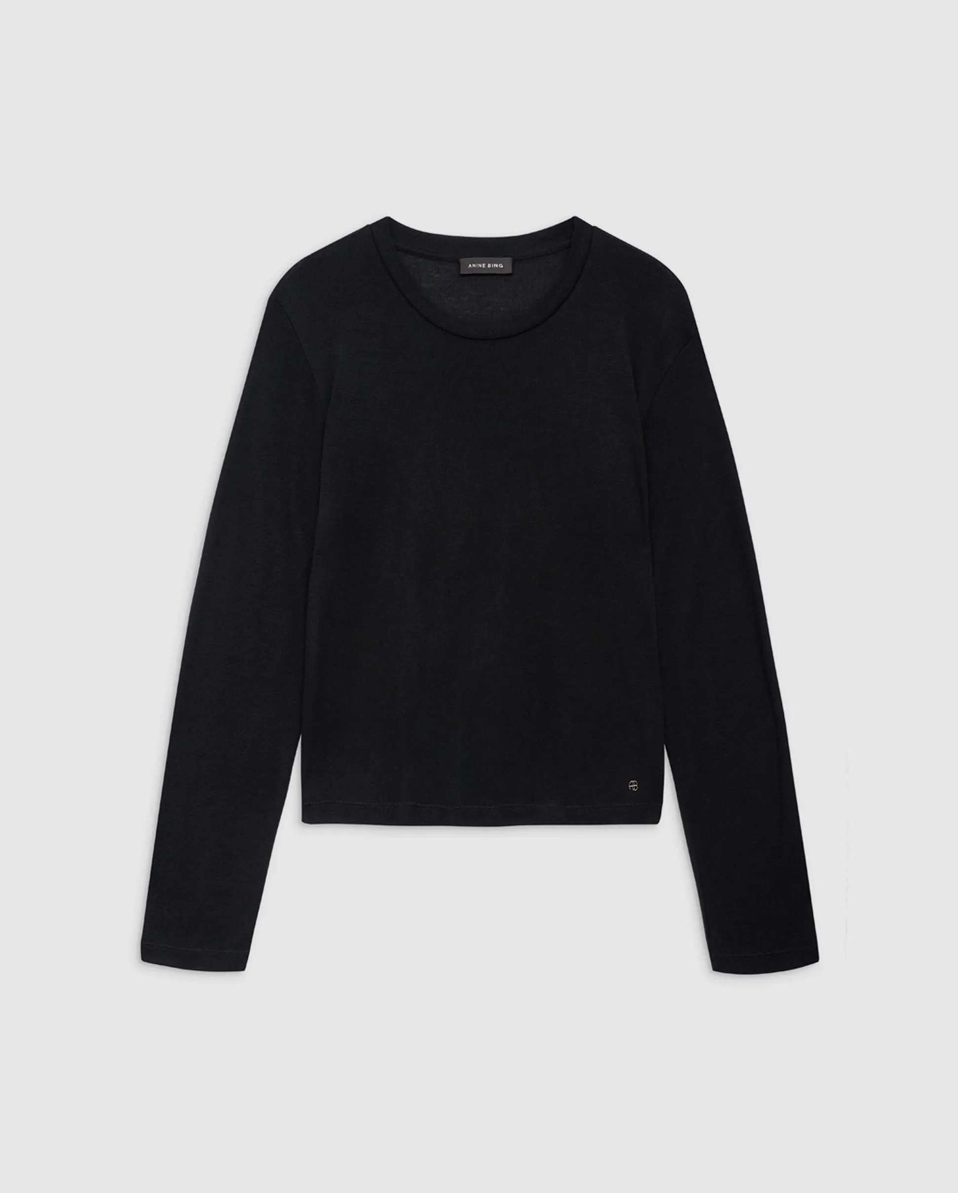 AMANI LONG SLEEVE TEE / BLACK