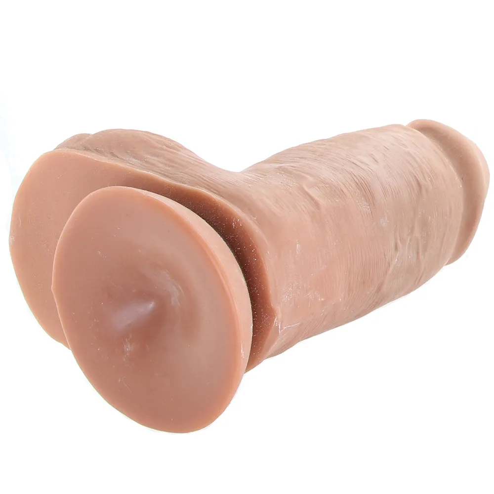 Au Naturel Chub 10 Inch Sensa Feel Dildo in Mocha