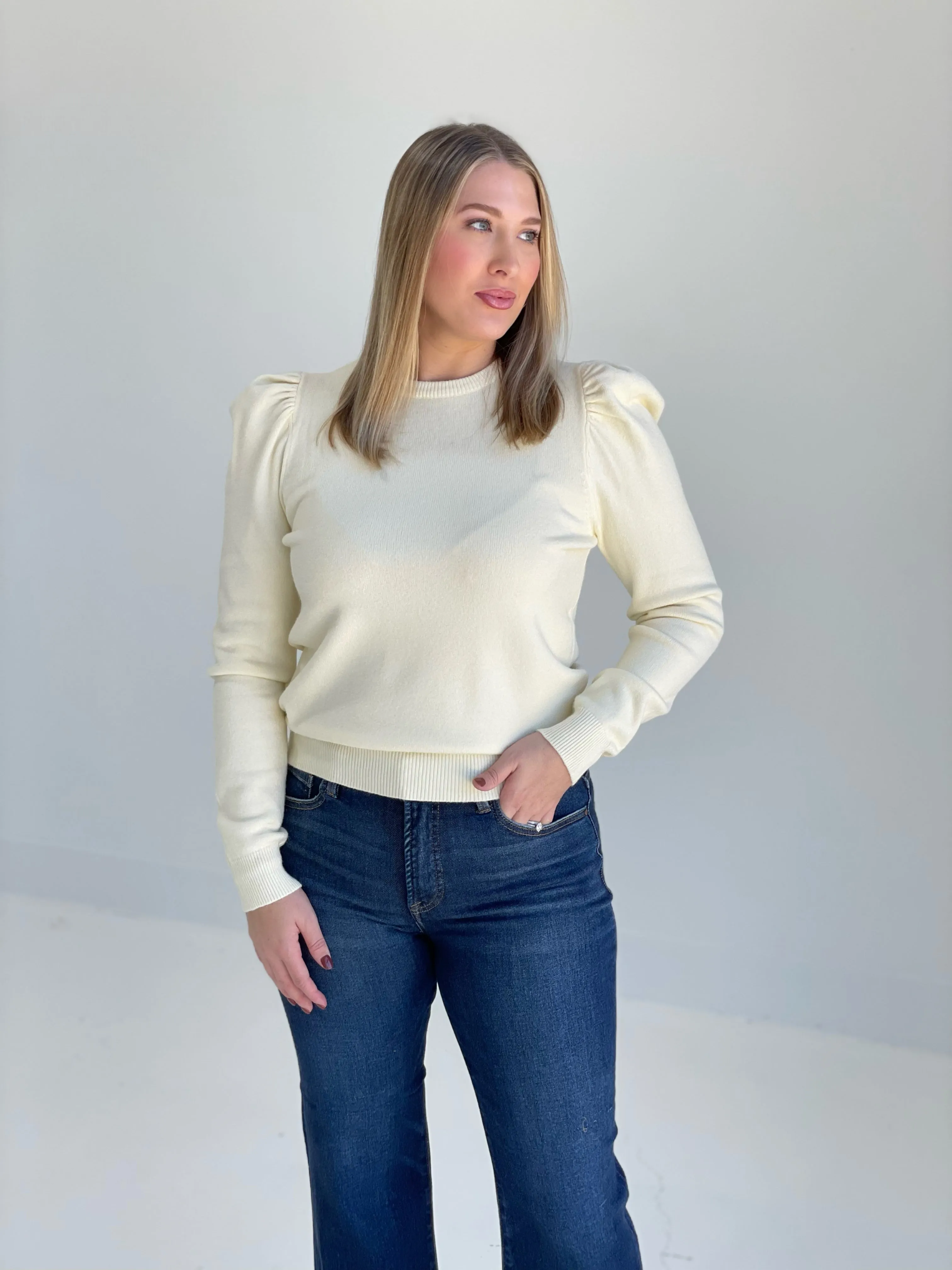 Back For Basics Sweater - Ivory