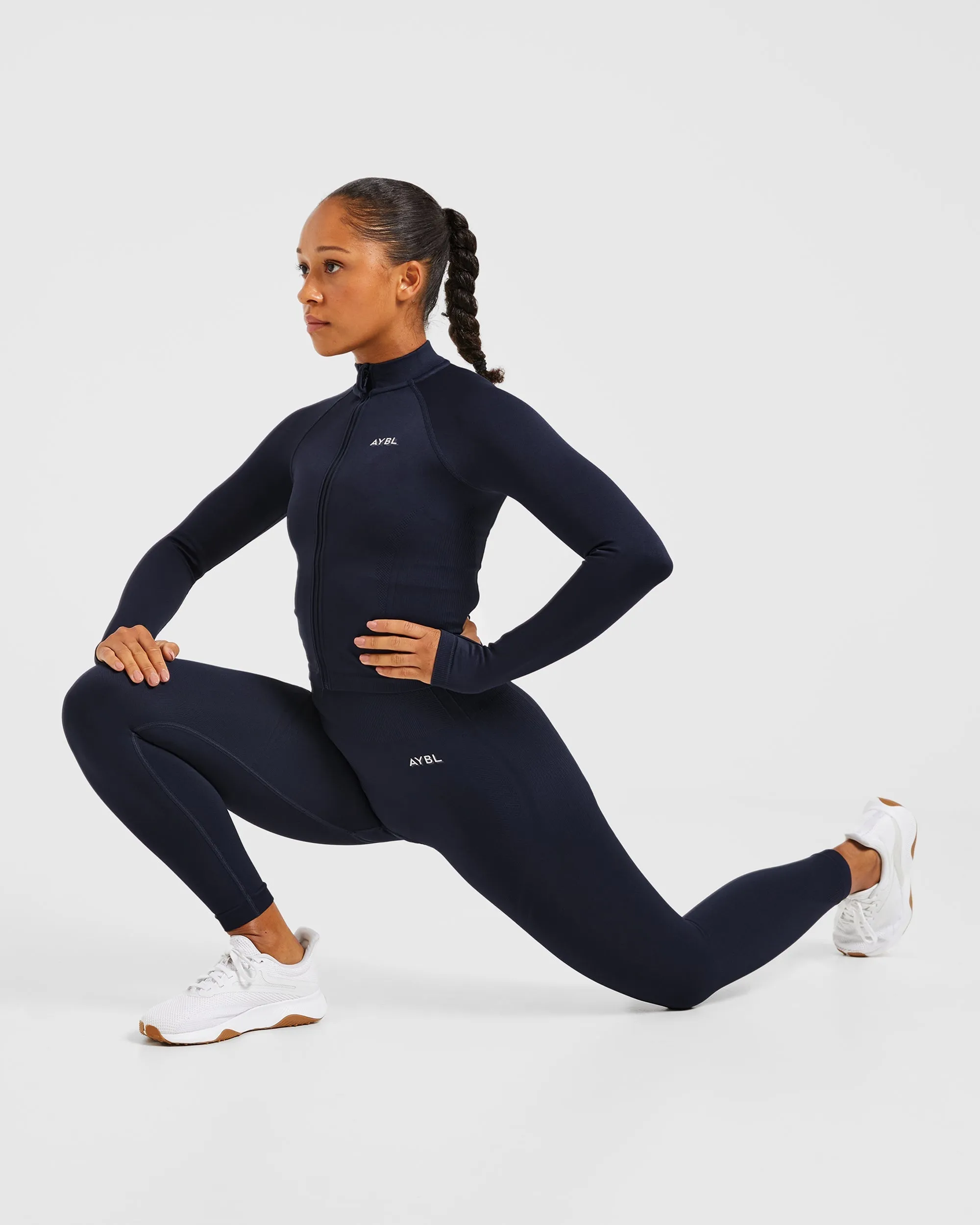 Balance V3 Seamless Zip Jacket - Navy