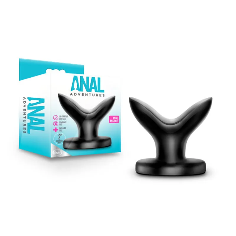 Blush Anal Adventures Anal Anchor Expanding Plug Black