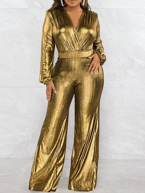 Bodycon Shiny Jumpsuit