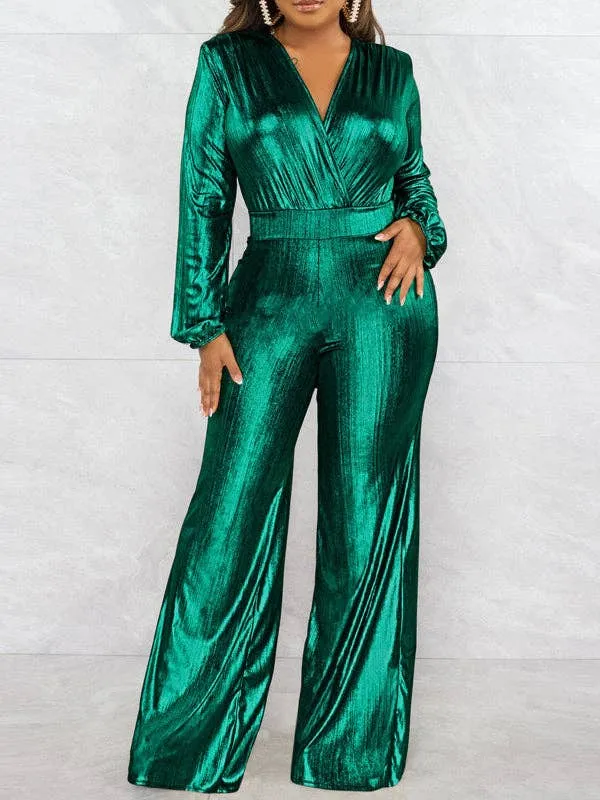 Bodycon Shiny Jumpsuit