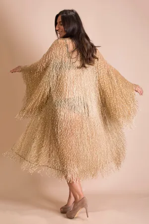 Cassiopeia Gold Beaded Robe