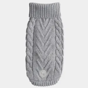 Chalet Dog Sweater | Grey Mix