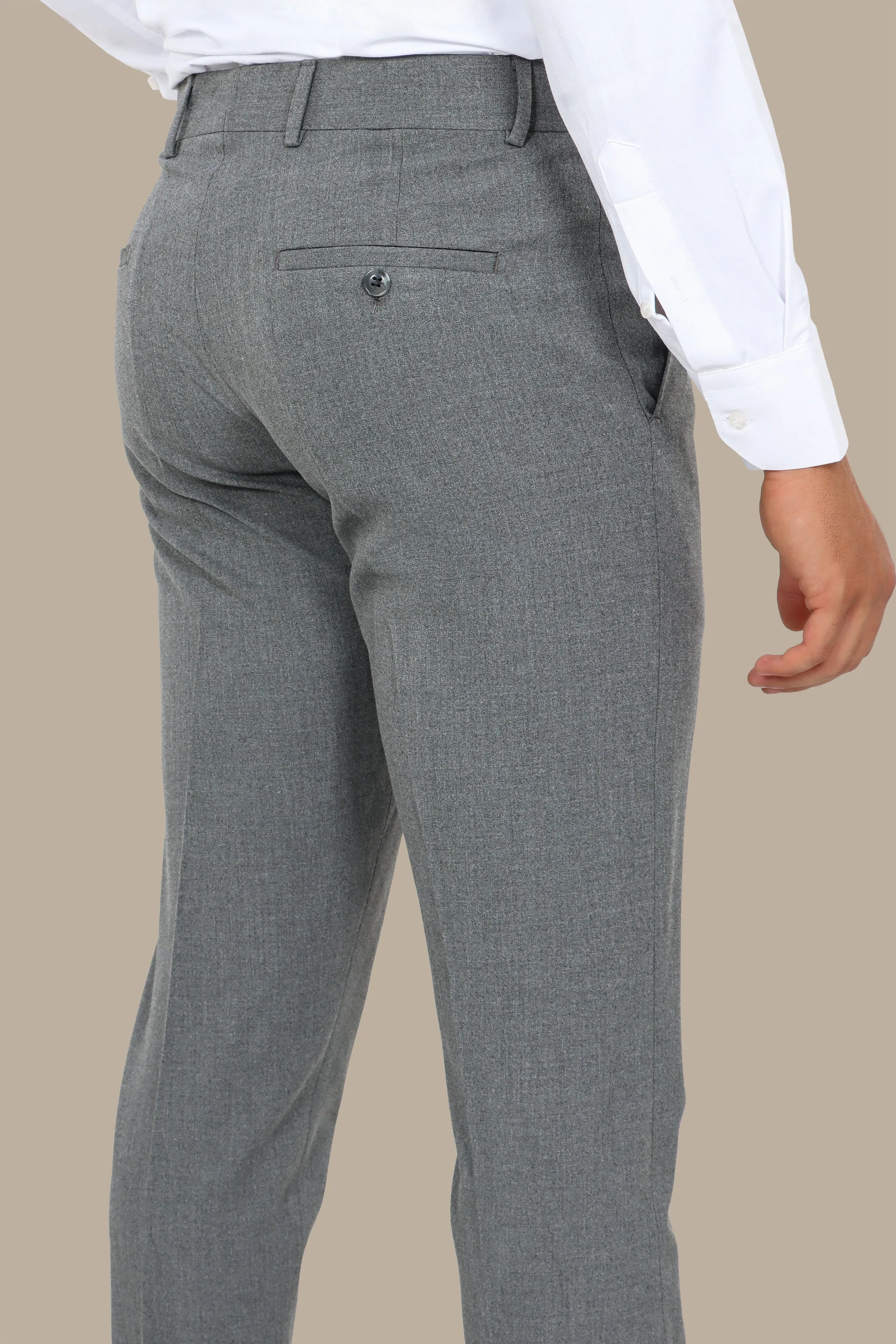 Classic Grey Plain Pants