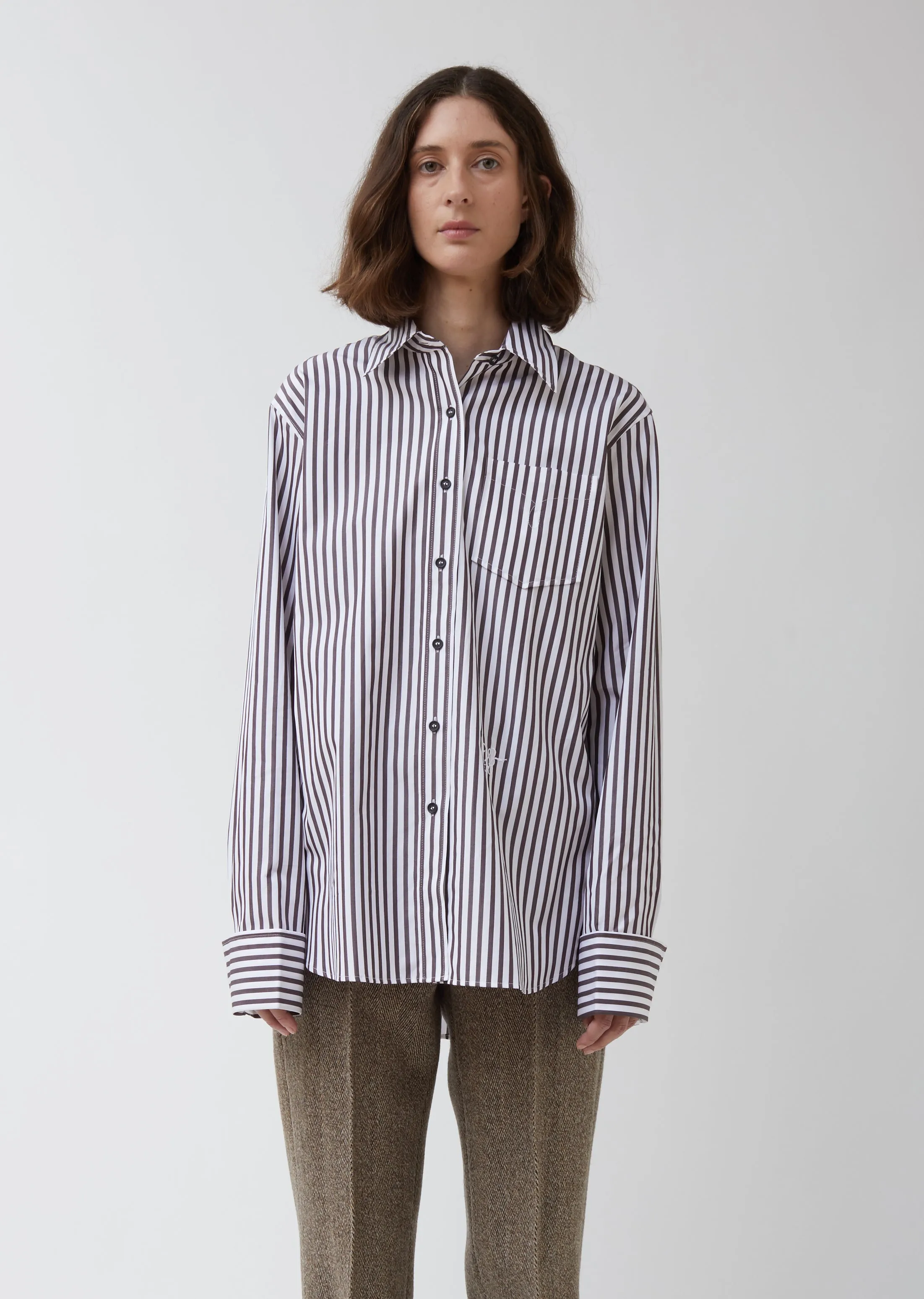 Classic Striped Pocket Shirt