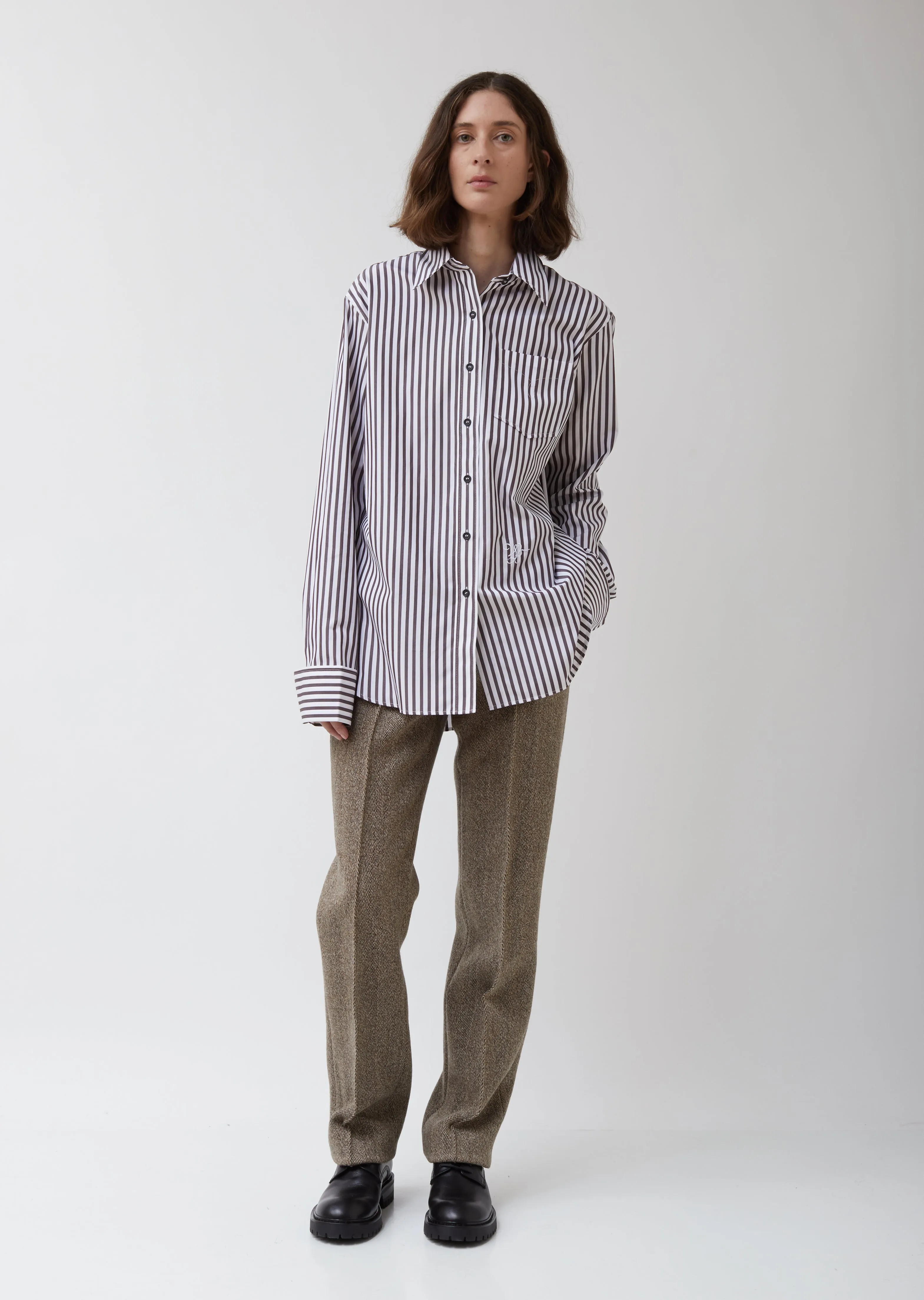 Classic Striped Pocket Shirt