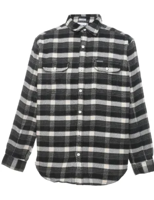 Columbia Checked Black & White Shirt - L