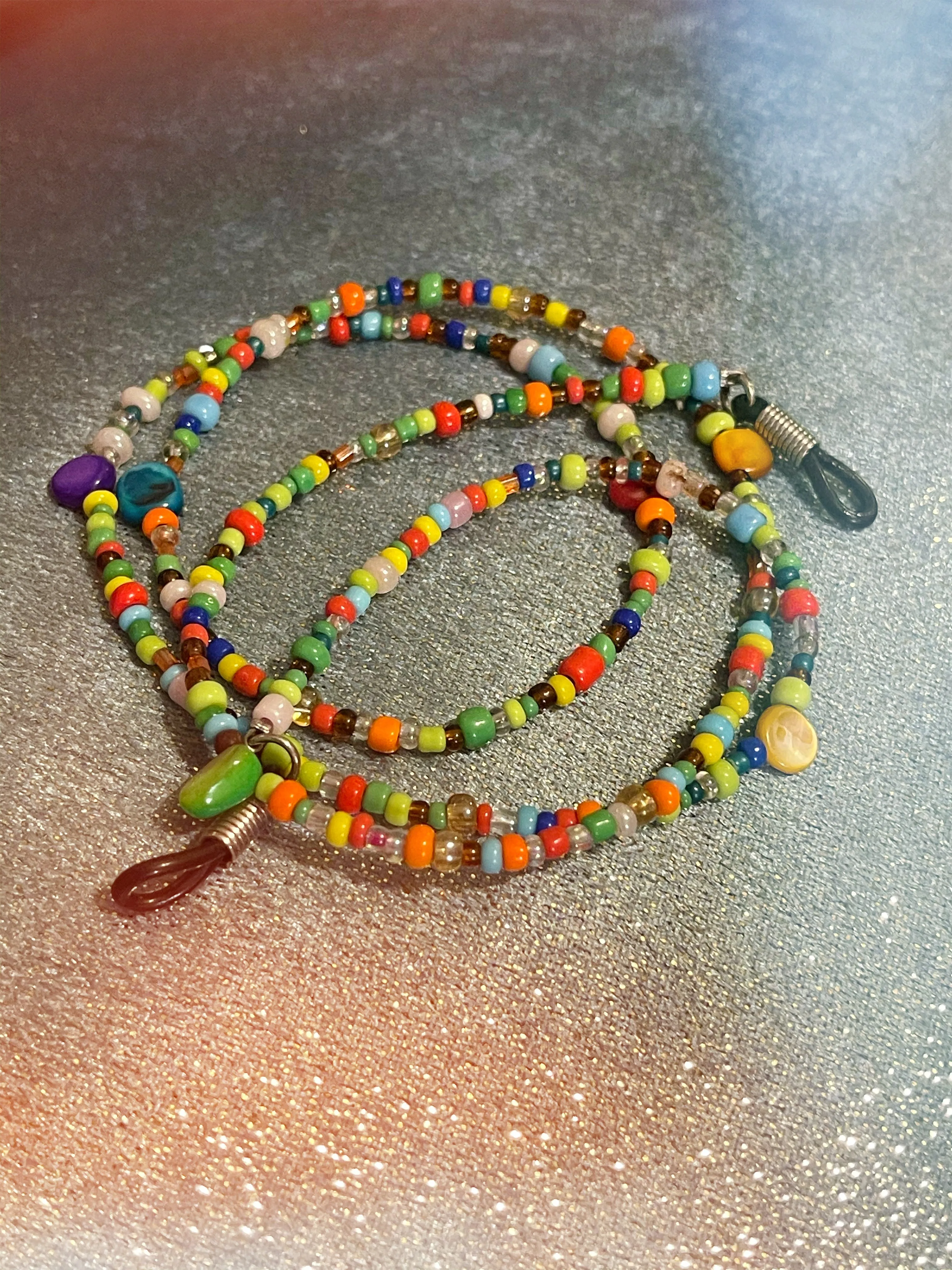 Cute Lil Seed Bead Eyeglass Chain