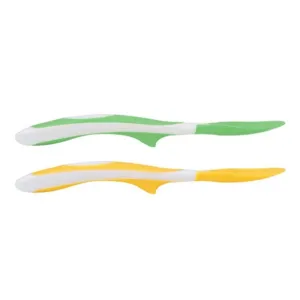 Dr.Brown's Soft Tip Spoons, 2-Pack - Yellow & Green