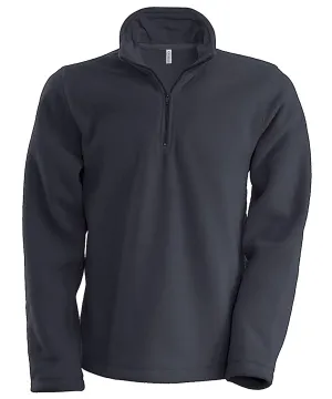 Enzo zip neck microfleece jacket | Convoy Grey