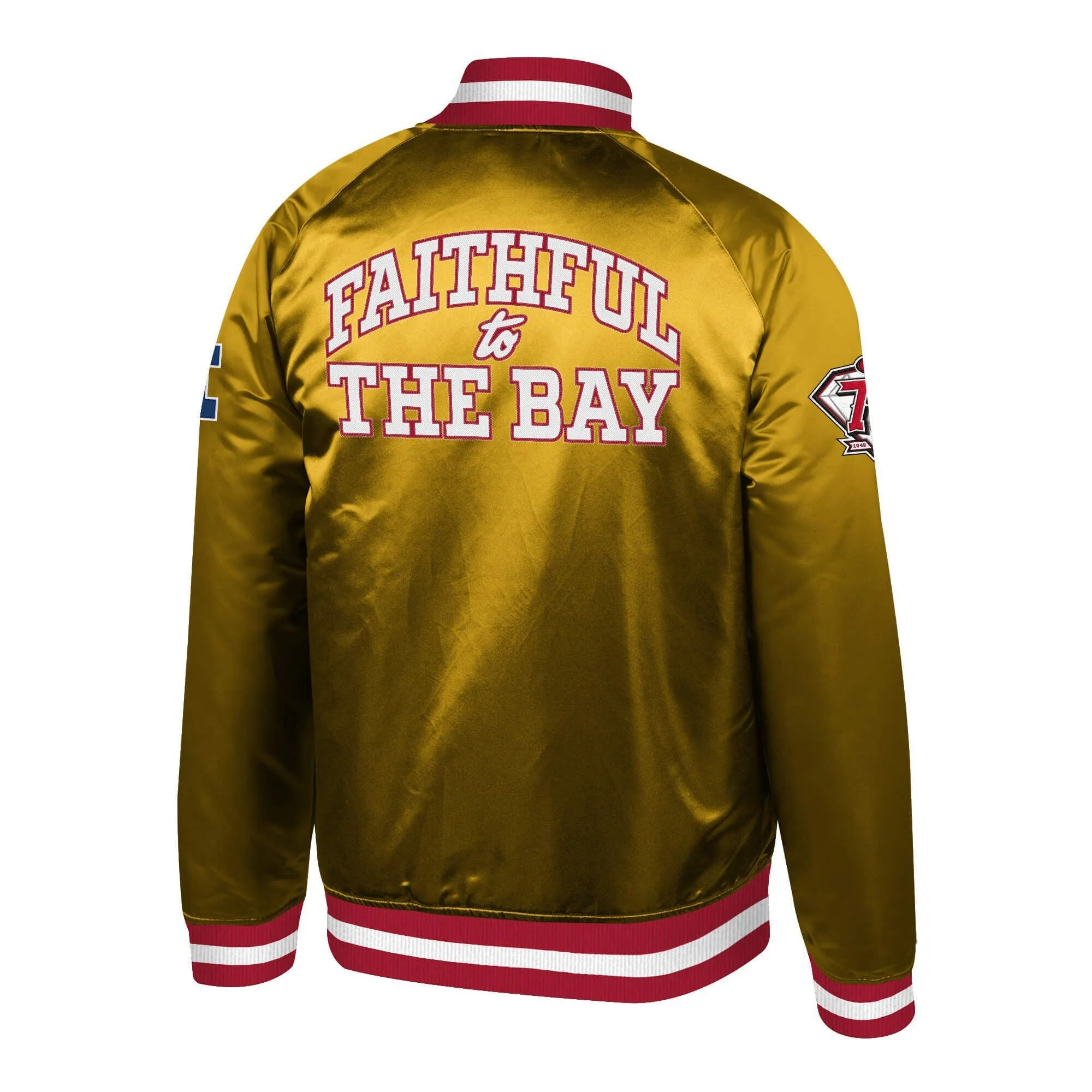 Faithful To The Bay San Francisco 49ERS Satin Jacket