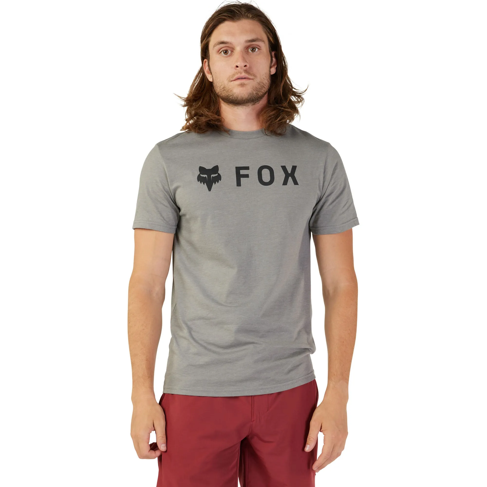 Fox Racing Absolute SS Prem Tee T-Shirt Heather Graphite Grey