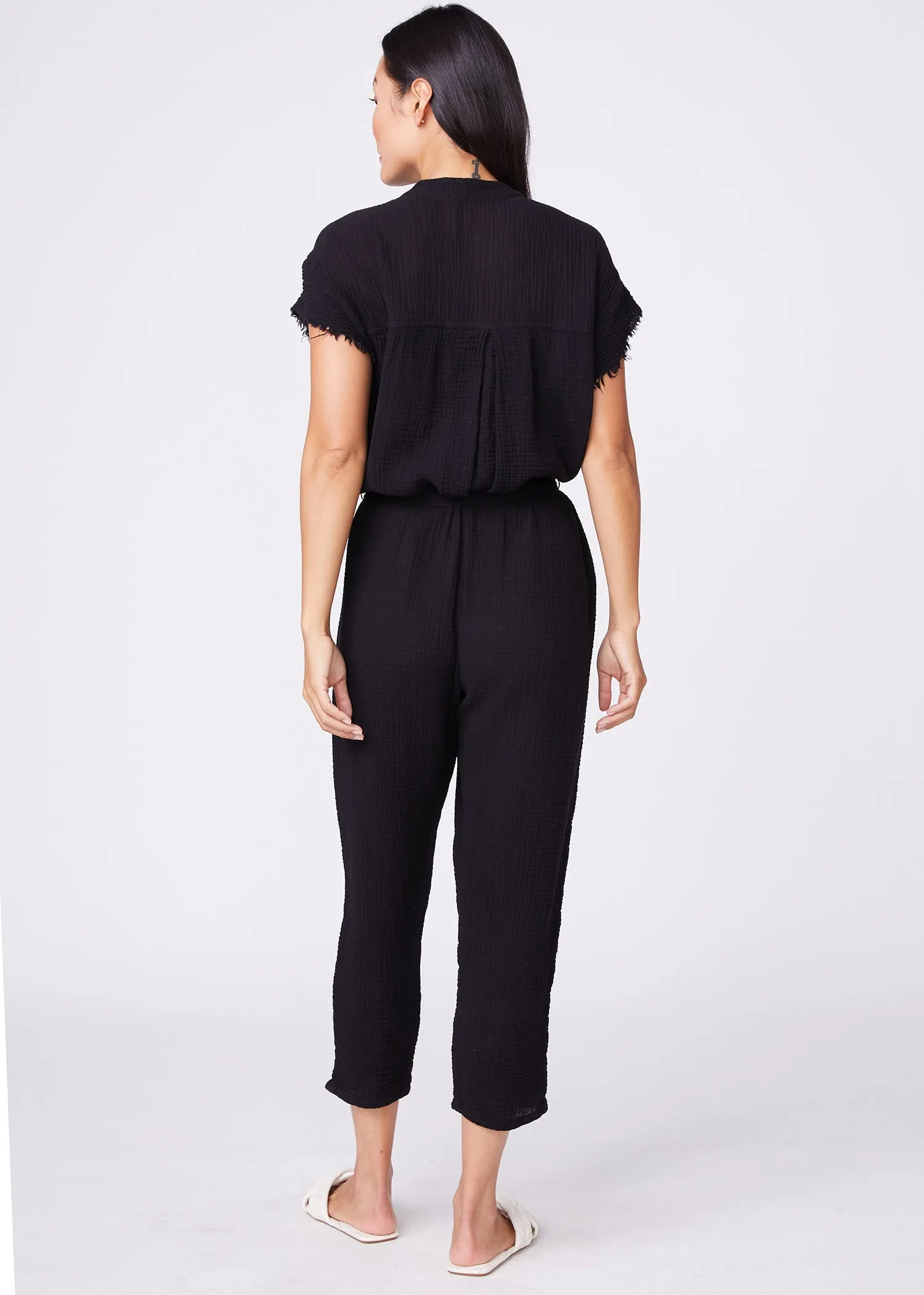 Gauze Relaxed Jumpsuit