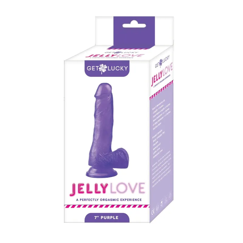 Get Lucky 7 Inch Jelly Love - Purple