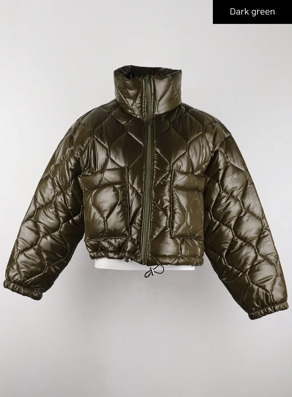 Glossy Quilted Puffer Jacket CD319