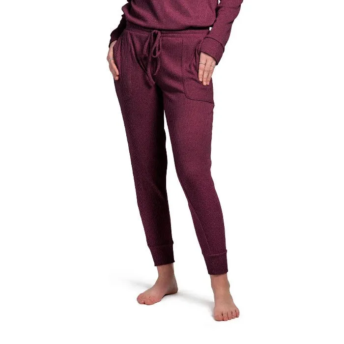 Hello Mello Cuddleblend Lounge Joggers Comfy Lightweight Pants for Women Pajama Bottoms PJ Jogger Pants