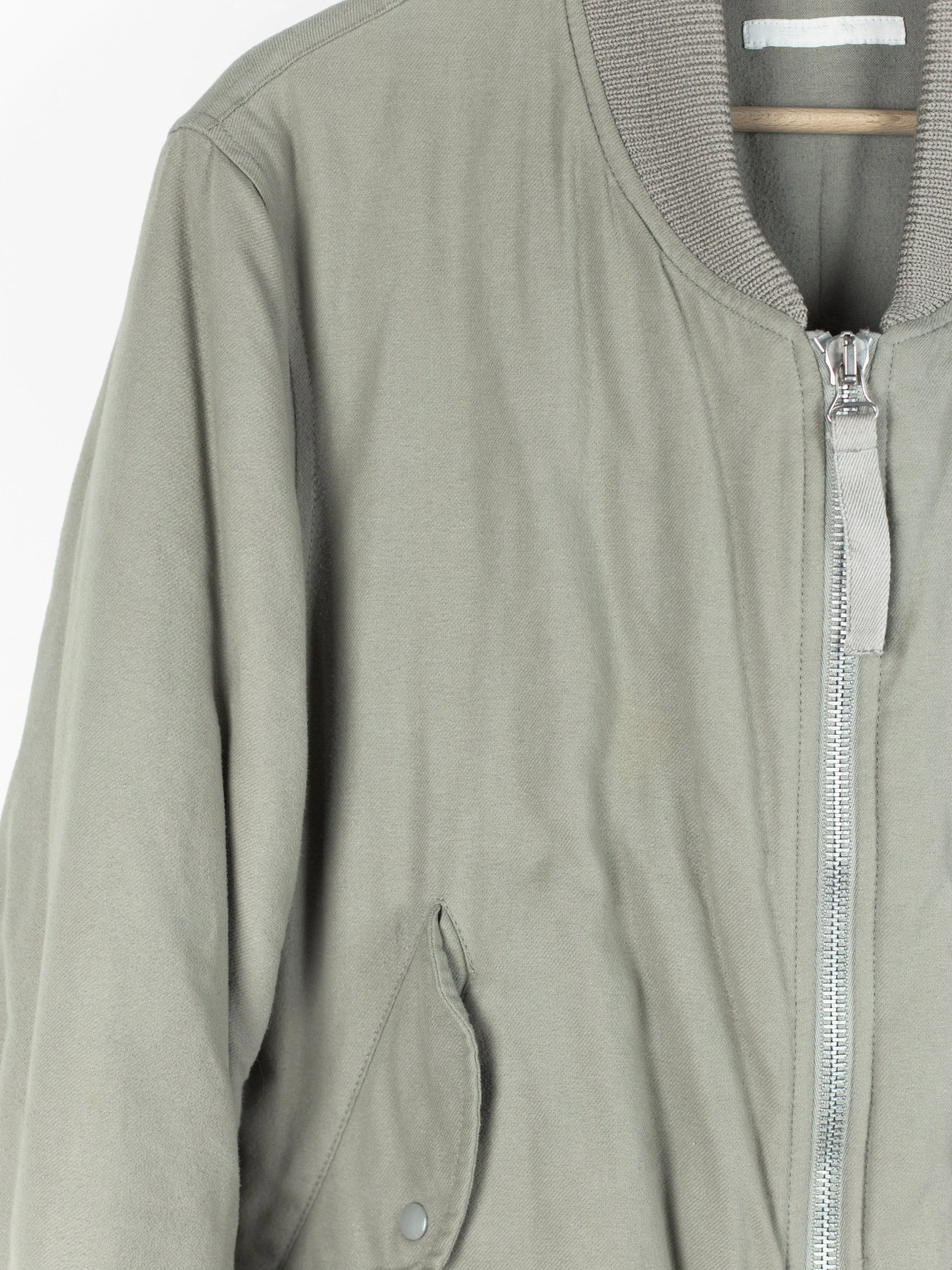 Helmut Lang AW03 Grey Ma-1 Bomber