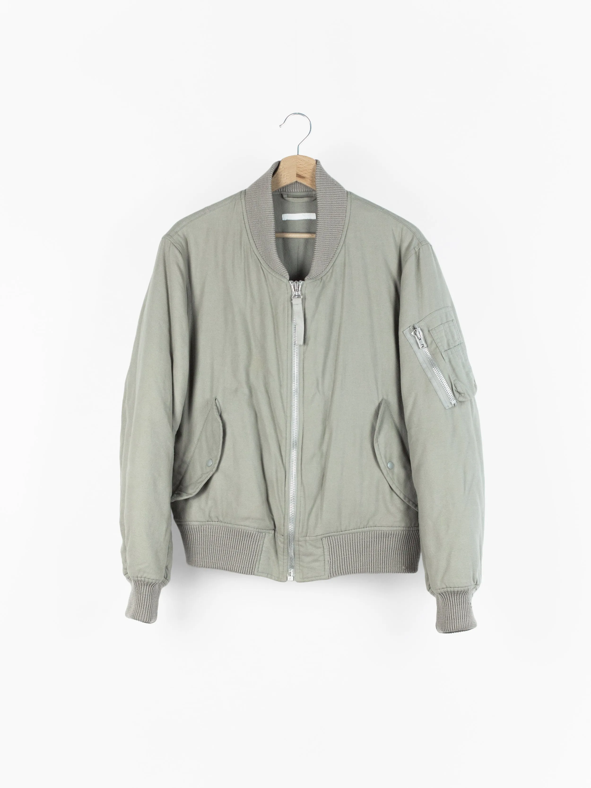 Helmut Lang AW03 Grey Ma-1 Bomber