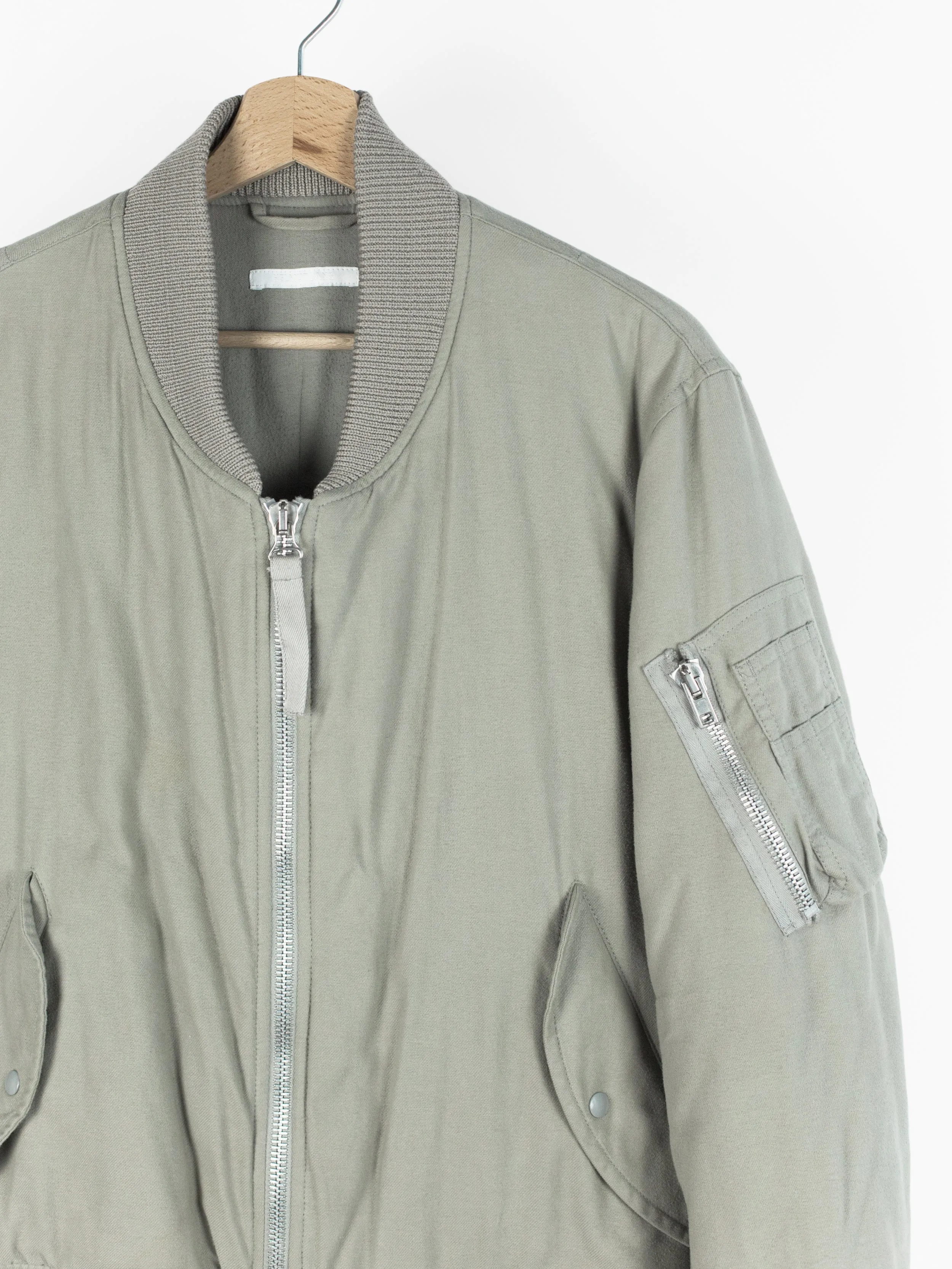 Helmut Lang AW03 Grey Ma-1 Bomber