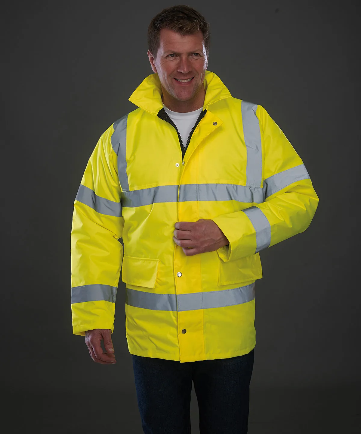 Hi-vis classic motorway jacket (HVP300) | Yellow