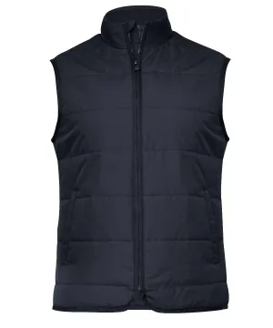 Hudson  horizontal quilted gilet | Dark Navy