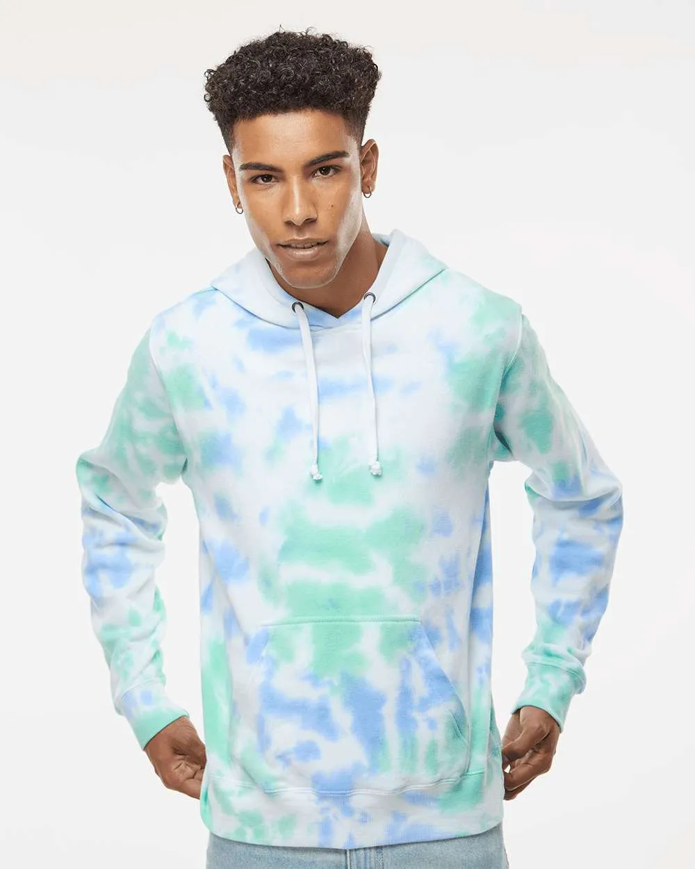 J. America Tie-Dyed Fleece Hooded Sweatshirt