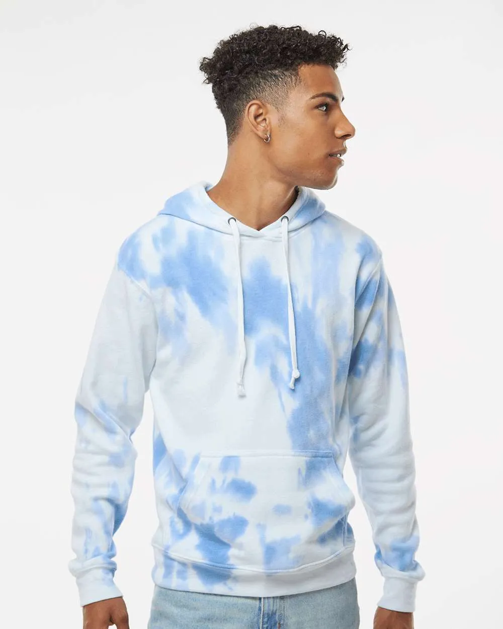 J. America Tie-Dyed Fleece Hooded Sweatshirt