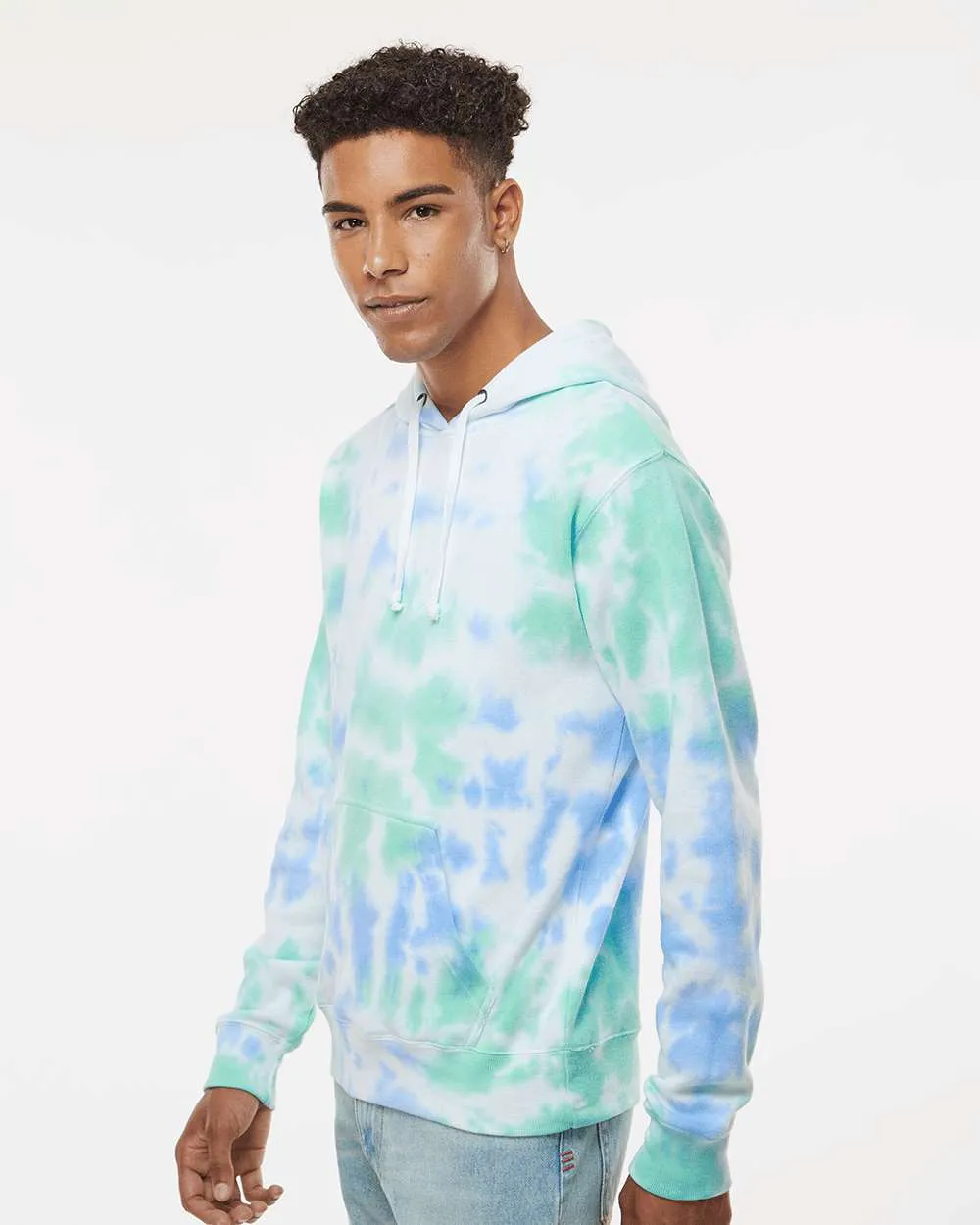 J. America Tie-Dyed Fleece Hooded Sweatshirt