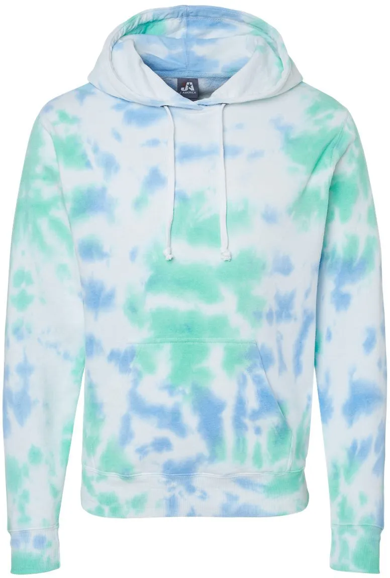 J. America Tie-Dyed Fleece Hooded Sweatshirt