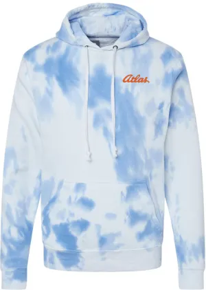 J. America Tie-Dyed Fleece Hooded Sweatshirt