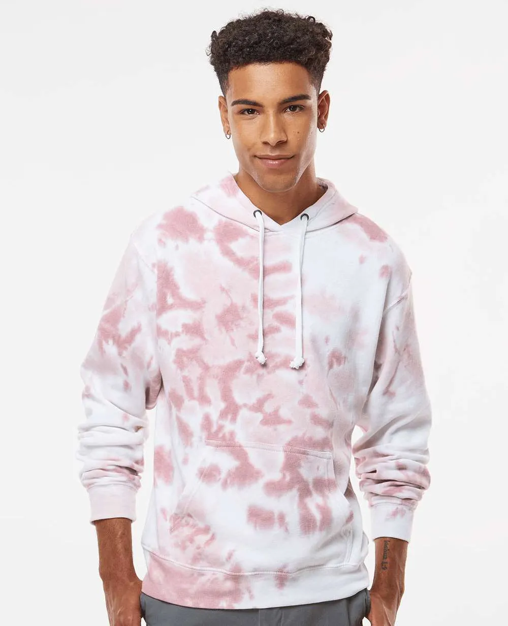 J. America Tie-Dyed Fleece Hooded Sweatshirt