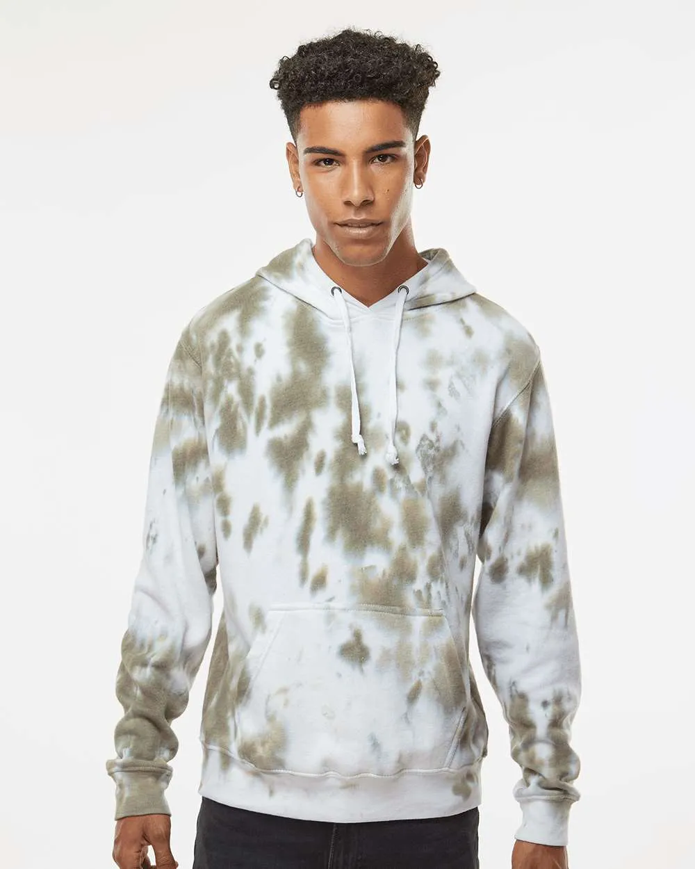 J. America Tie-Dyed Fleece Hooded Sweatshirt