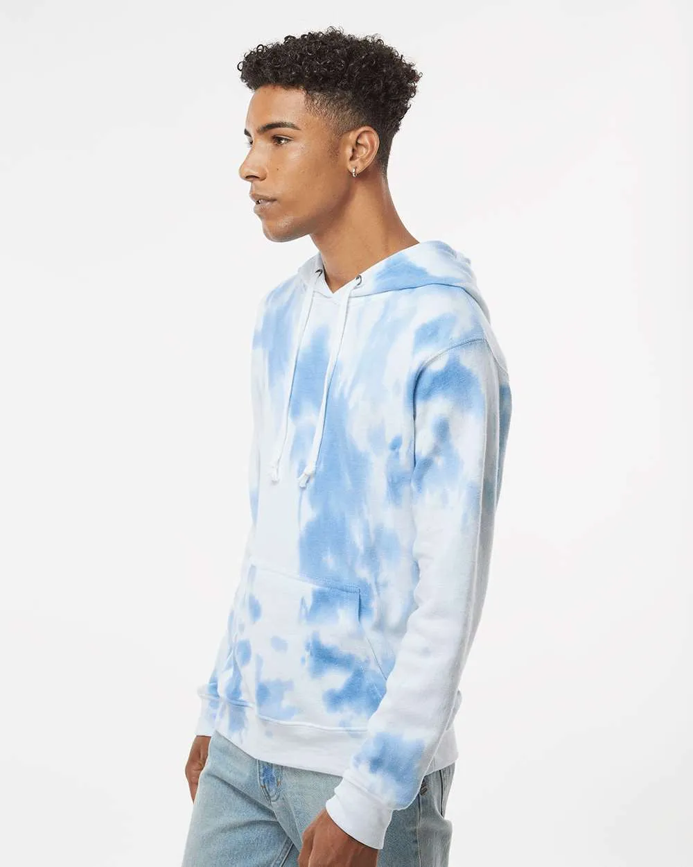 J. America Tie-Dyed Fleece Hooded Sweatshirt