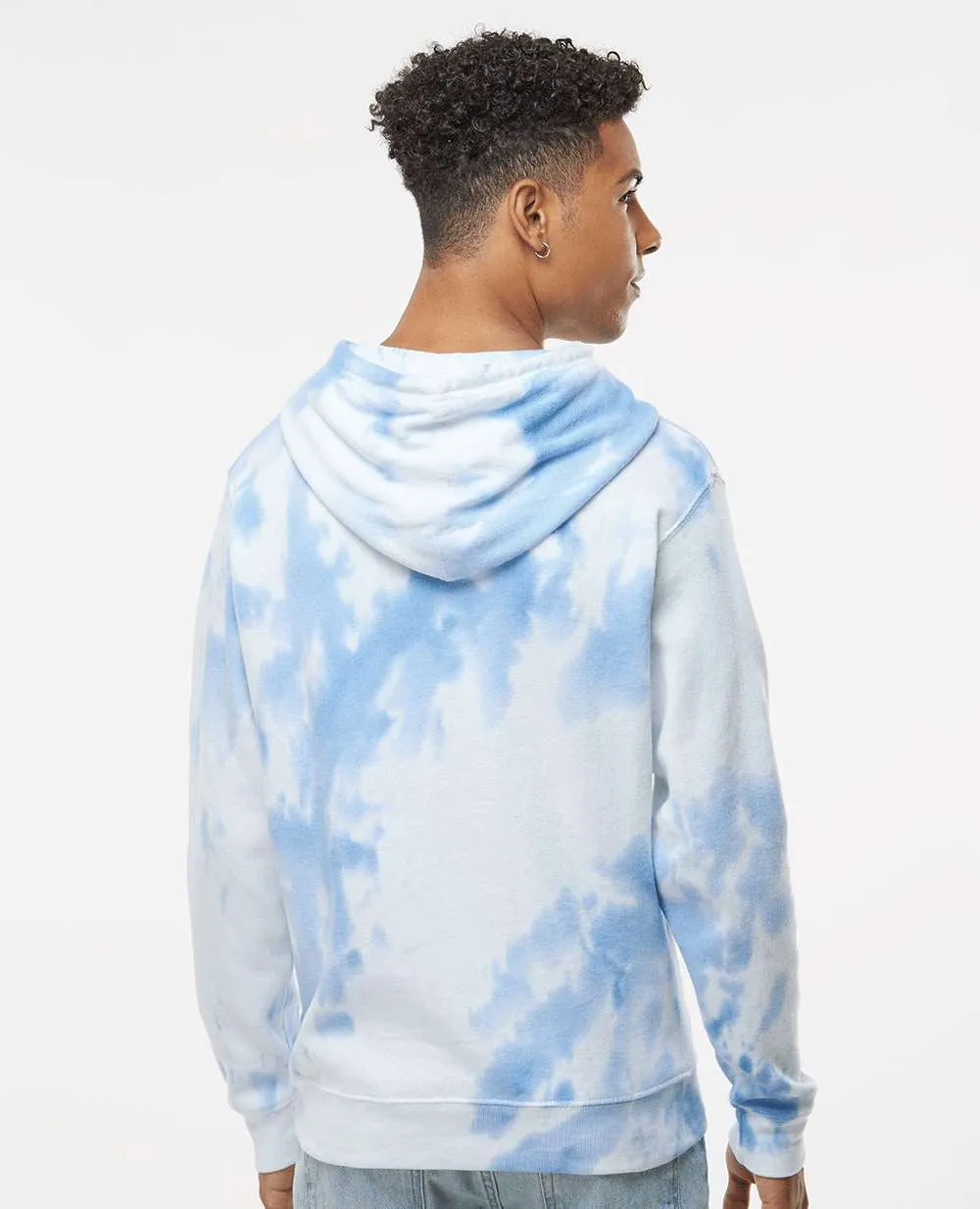 J. America Tie-Dyed Fleece Hooded Sweatshirt