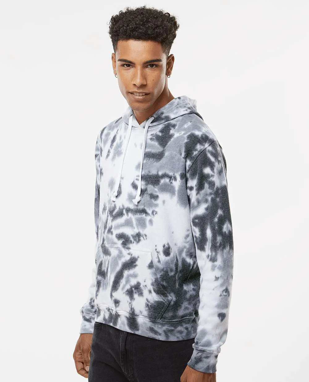 J. America Tie-Dyed Fleece Hooded Sweatshirt