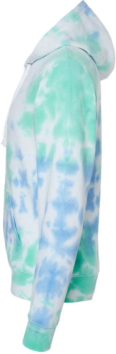 J. America Tie-Dyed Fleece Hooded Sweatshirt