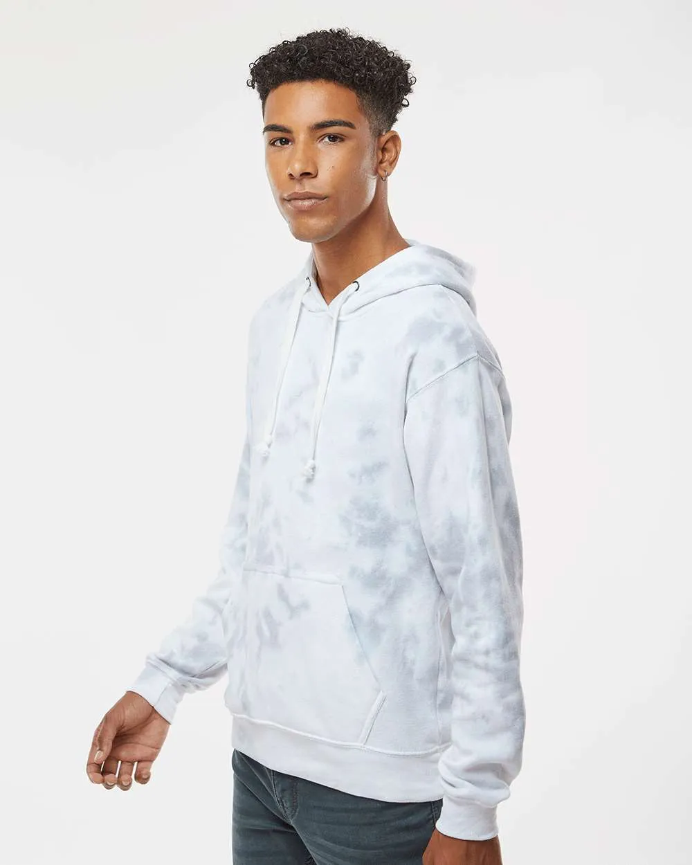 J. America Tie-Dyed Fleece Hooded Sweatshirt