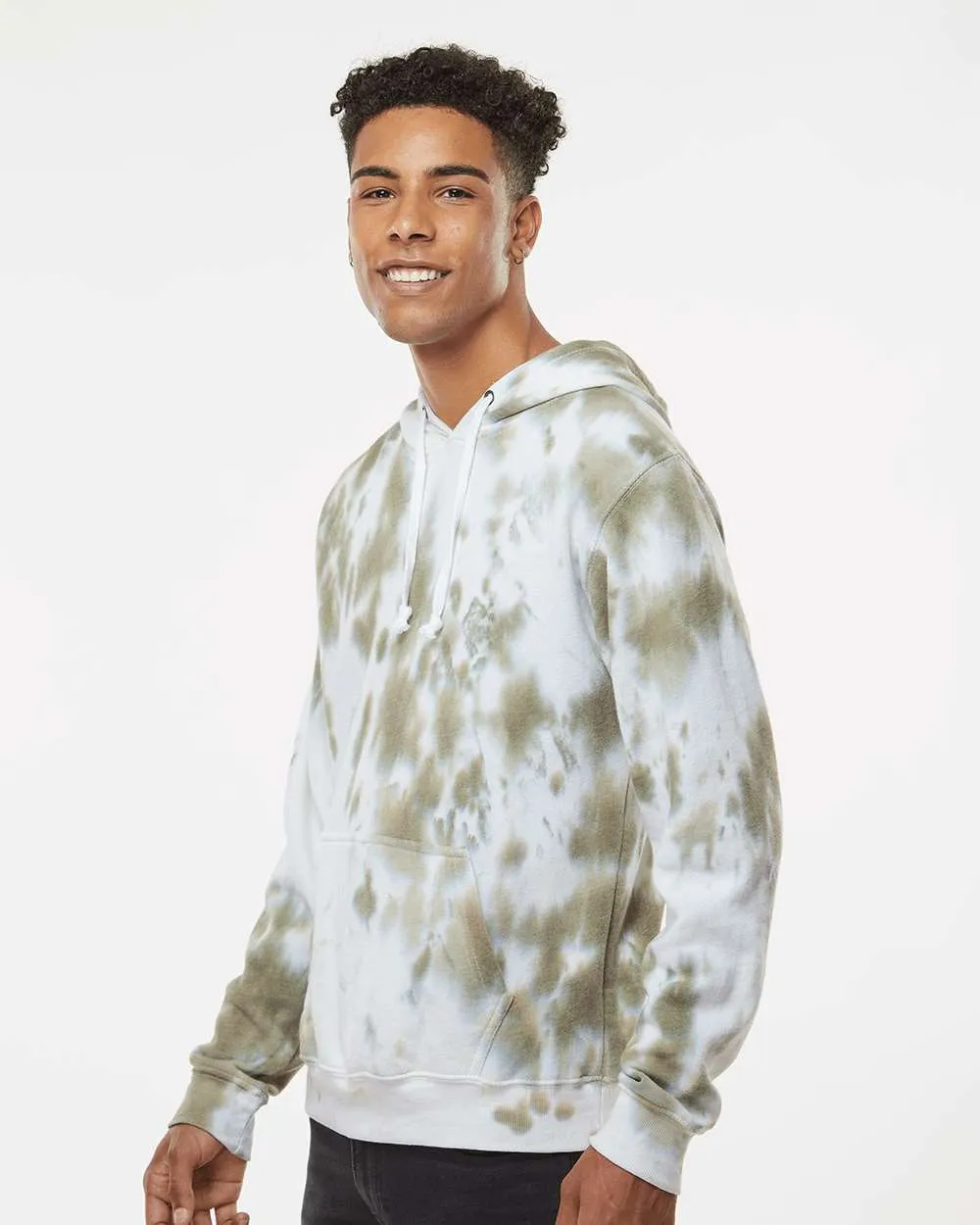 J. America Tie-Dyed Fleece Hooded Sweatshirt