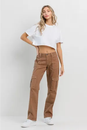 Jelly Jeans Taupe Straight Cargo Pants