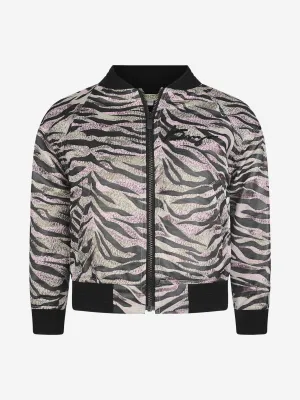 KENZO Girls Pink & Tiger Stripe Jacket