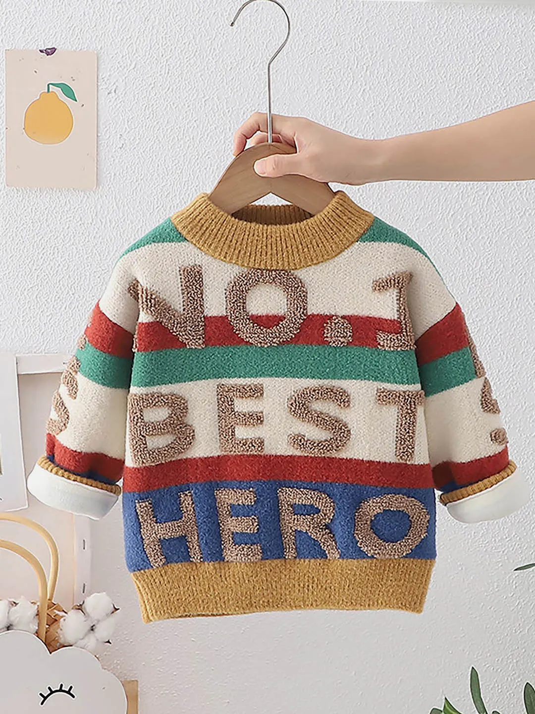 Little Surprise Box Occur No 1 Hero themed Knitted warmer cardigan Sweater for Kids