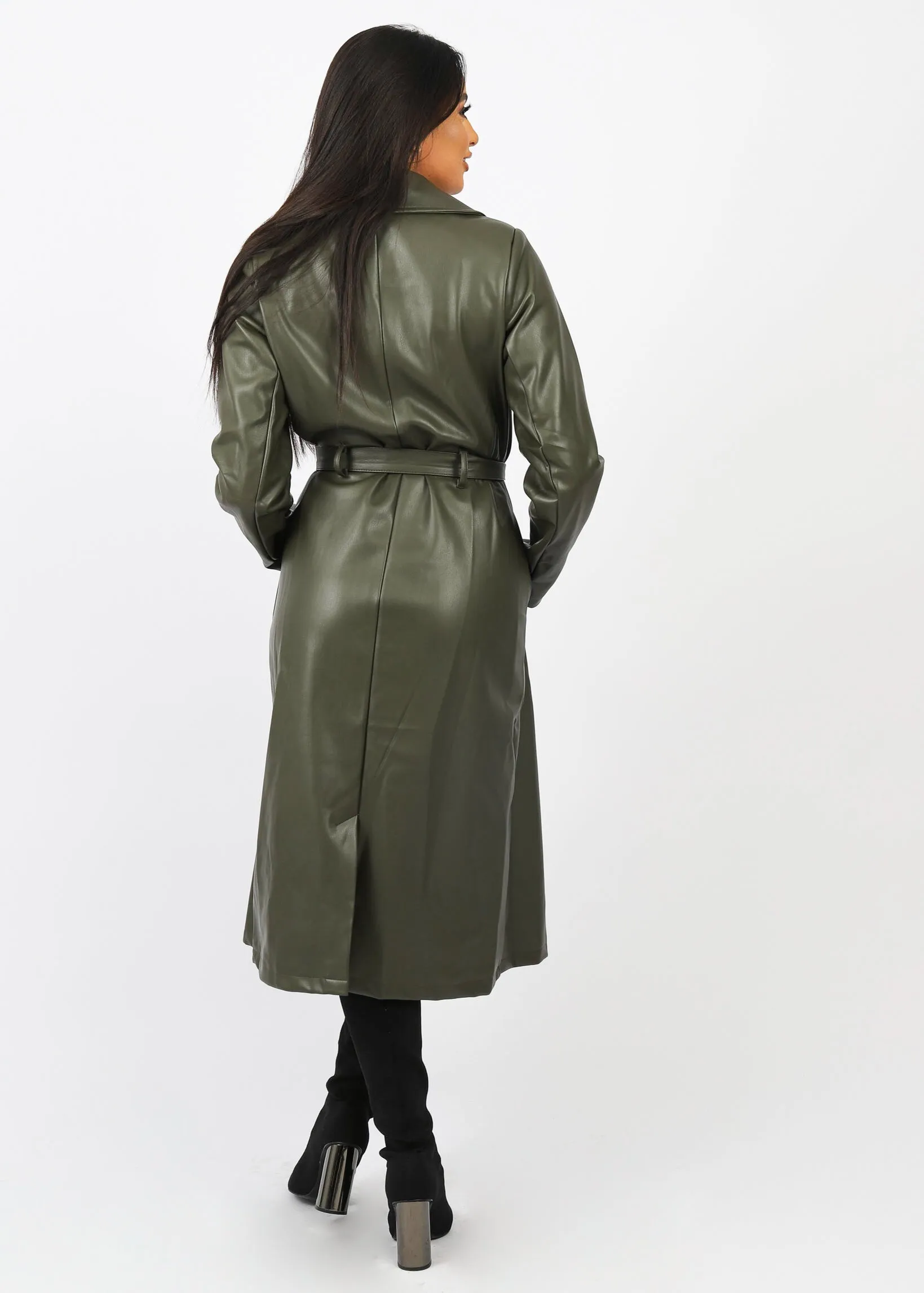 Lola Long Sleeve Coat With Belt