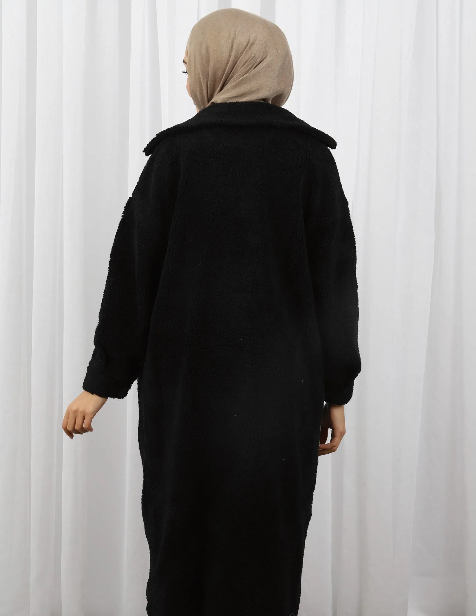 Long Line Teddy Coat