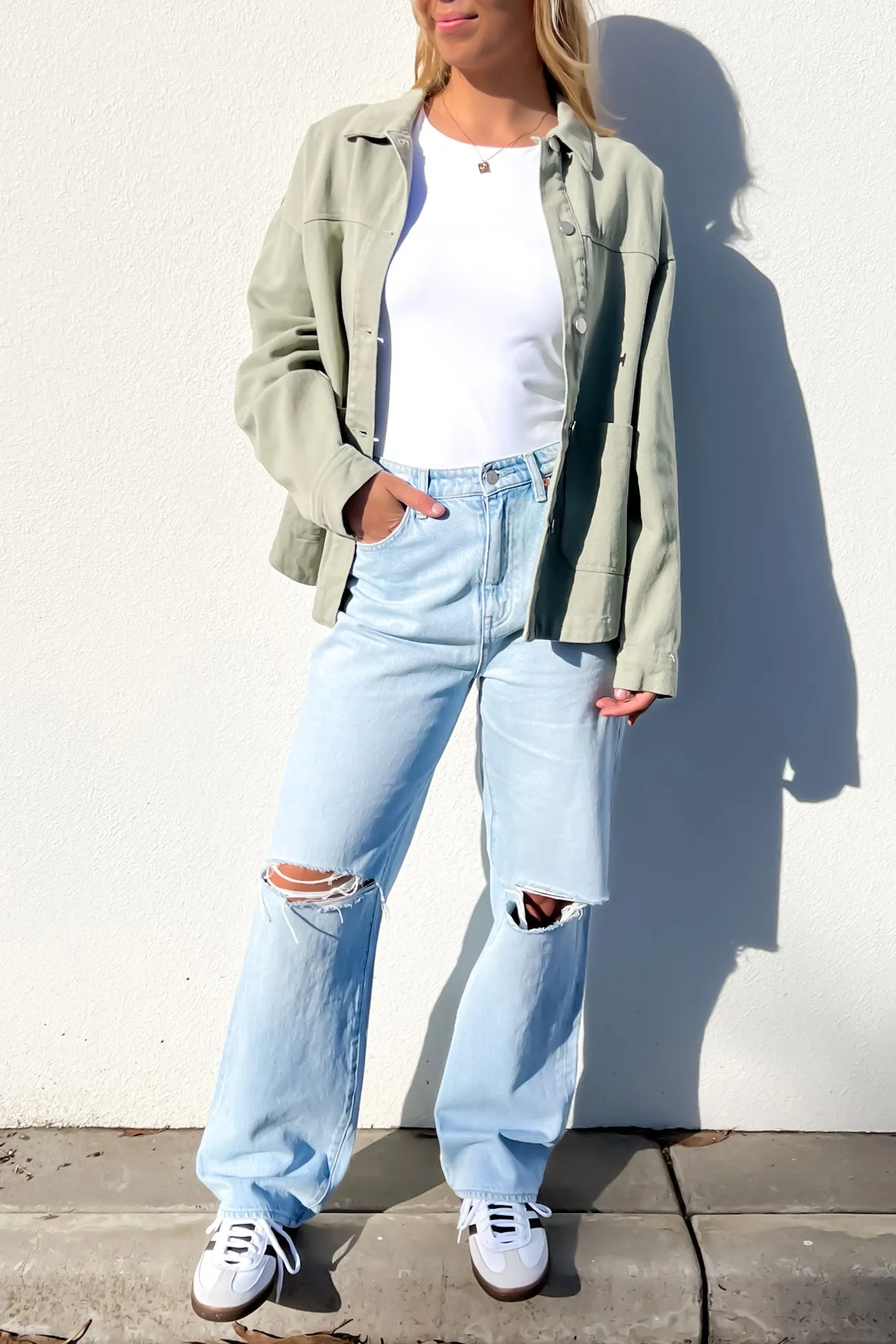 Luisa Denim Jacket Sage