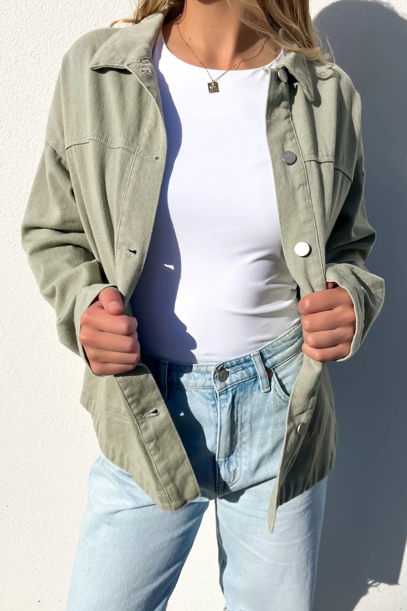 Luisa Denim Jacket Sage