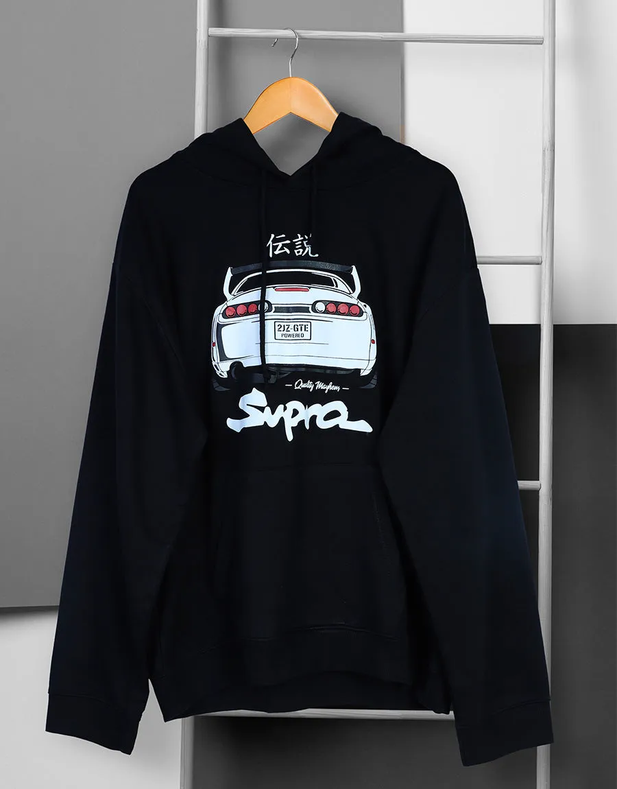 Men's Japanese Supra Printed Pullover Hoodie