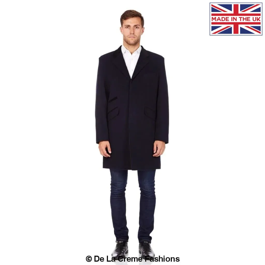 Mens Peaky Blinders Retro Mod Covert Coat